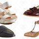 On My Buckle List Sandal in Ivory, $88 | Works Like a Charming Loafer, $40 | Harbinger’s Luck Loafer, $36 | Retro Reaction Vegan Heel, $30